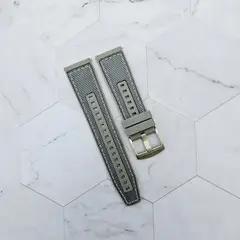 GENERICO - Correa Nylon con Silicona para XIAOMI WATCH S3 - Gris