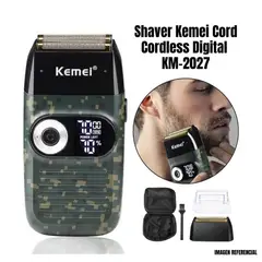 KEMEI - Shaver Cord Cordless Digital KM-2027