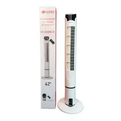 FUJITEC - Ventilador Torre de 42 pulgadas color Blanco con Control