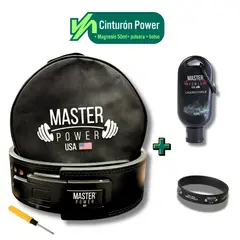MASTERPOWER - CINTURON - MASTER POWER + MAGNESIO 50ML + PULSERA
