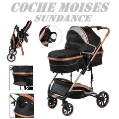 EBABY - Nuevo Coche Moises Plegable Sundance -Gris