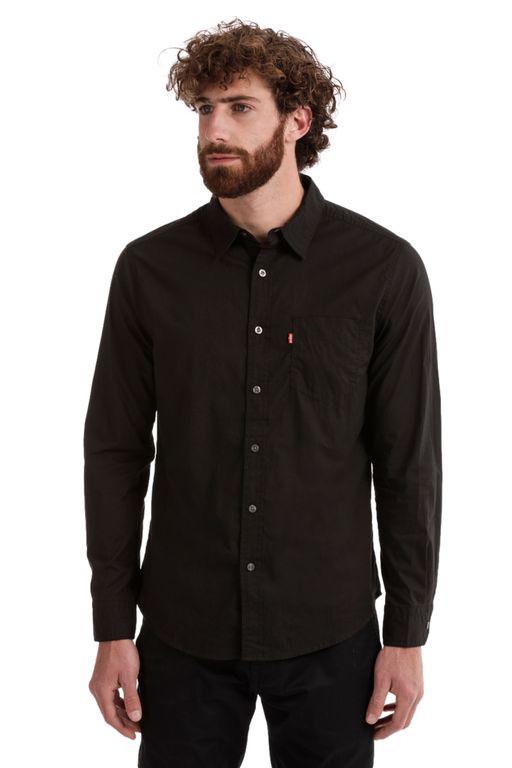 Camisa Hombre Classic Standard Negro