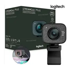 LOGITECH - CAMARA STREAMCAM PLUS - BLACK 1080P 60FPS