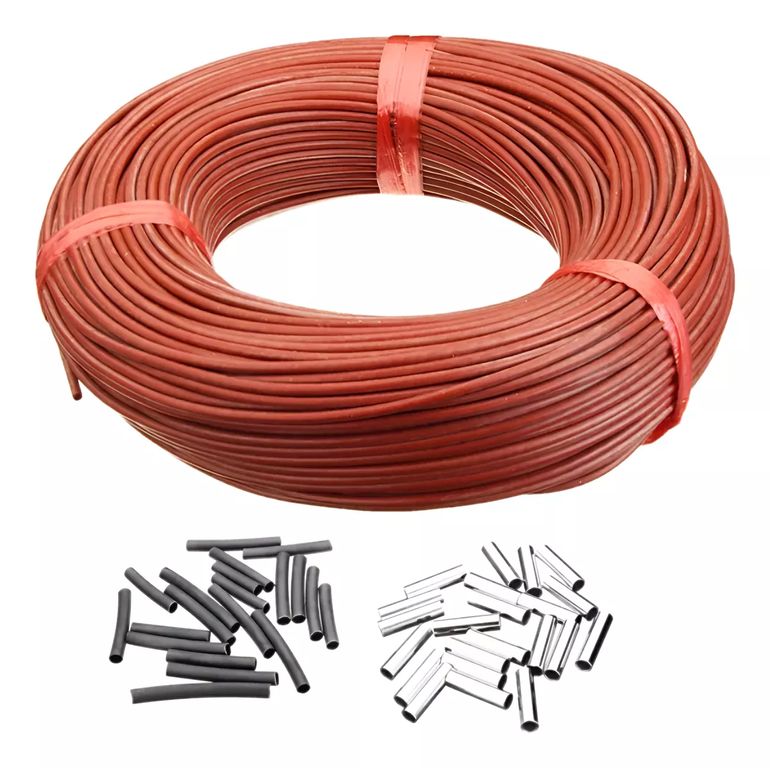 CABLE RESISTENCIA DE SILICONA 10M 150W INCUBADORA DE HUEVOS