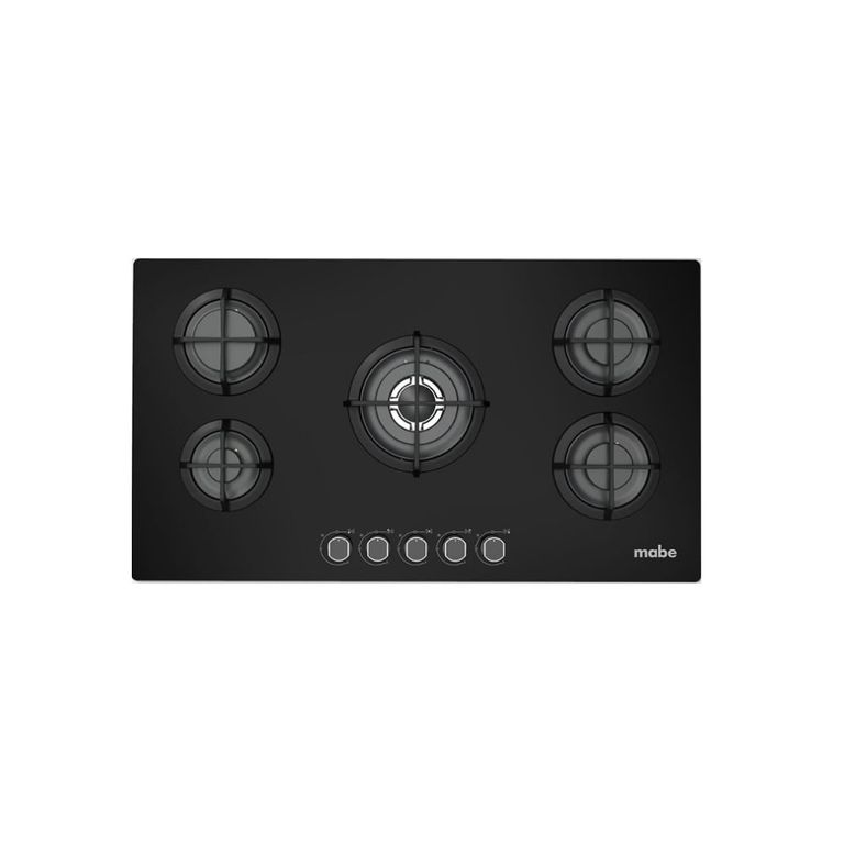 Cocina PM8655GV0 Empotrable a Gas Cubierta de Vidrio Negro