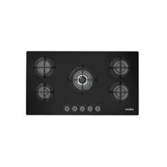 MABE - Cocina PM8655GV0 Empotrable a Gas Cubierta de Vidrio Negro