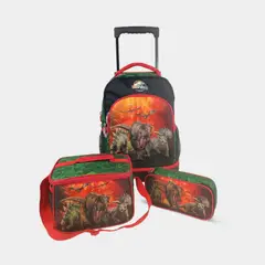 SCOOL - SET 3P MOCHI-RUEDA ESCOLAR PARA NIÑOS 804021 JURASSIC PARK