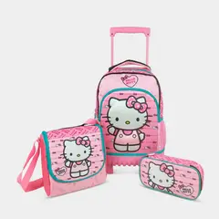 SCOOL - SET 3P MOCHI-RUEDA ESCOLAR PARA NIÑOS 803800 HELLO KITTY