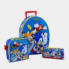 SCOOL - SET 3P MALETA ESCOLAR PARA NIÑOS 803998 SONIC