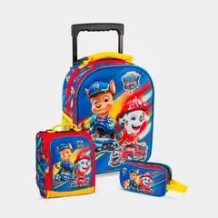SCOOL - SET 3P MALETA ESCOLAR PARA NIÑOS 803340 PAW PATROL