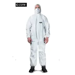 CLUTE - Pack 5 und Traje Buzo Desechable Macroguard Profesional talla XXL