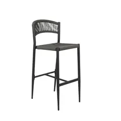 NIHM - Silla Bar de Ratán Nusa Gris