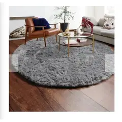 GENERICO - Bajada de Cama Redonda 150cm plomo