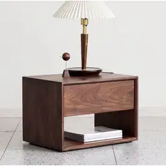 NACION MUEBLES - VELADOR CARVAJAL COLOR MARRÓN