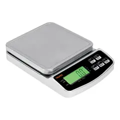 TRUPER - Báscula electrónica de precisión, recargable, 3 kg,
