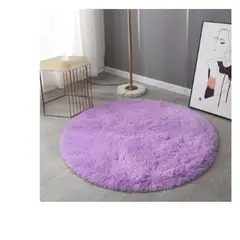 GENERICO - Bajada de Cama Redonda 150cm lila