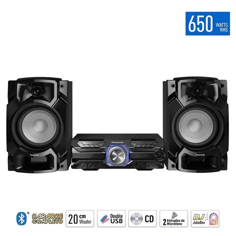 Minic omponente SC-AKX520 650Watts - Negro