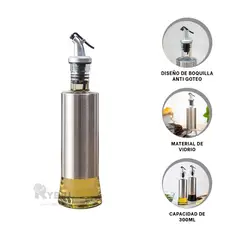 GENERICO - Pack2 Botella Moderna de Sillao en 300 ml Y+Gift Stickers