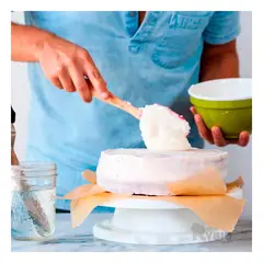 GENERICO - Pack2 Base Portatil para Reposteria Blanco Y+Regalo Agendita