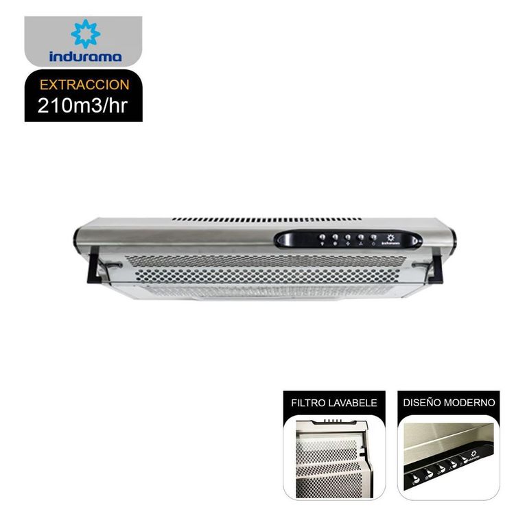 Campana Extractora 3 Velocidades CEI-602CRP