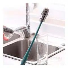 GENERICO - Pack4 Escobilla para Aseo en Color Celeste Y+Regalo Stickers