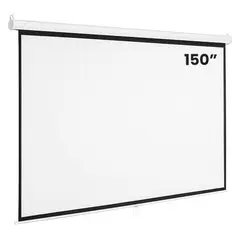 JOTA STORE - Ecran Manual Retráctil Evox Pantalla para Proyector 150 Pulgadas