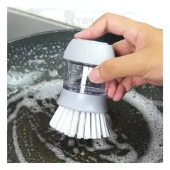 RYBIU IMPORT - Pack2 Escobilla para Aseo en Color Plomo Y+Regalo Stickers