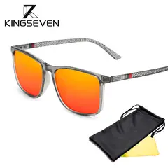 KINGSEVEN - Lentes de sol polarizado uv400 - Gris