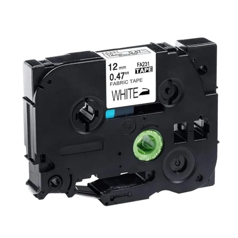 CINTA BROTHER COMPATIBLE TZ2-FA231 12MM LETRA NEGRO SOBRE BLANCO