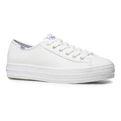 KEDS - Zapatilla Triple Kick Leather Blanco