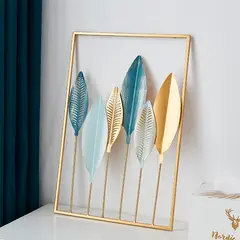 GENERICO - Adorno de Pared de Metal Estilo Elegante para tu Hogar N°3