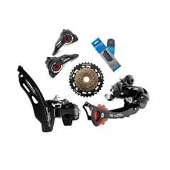 SHIMANO - KIT COMPLETO DE CAMBIOS 7X3 PARA BICICLETA