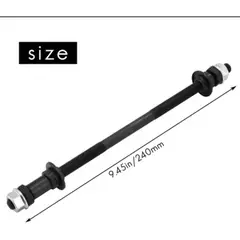 GENERICO - EJE ALARGADO DE 240MM PARA BICICLETA FAT BIKE