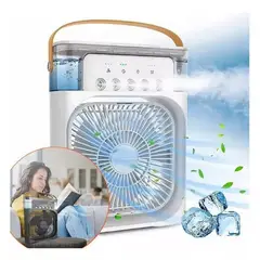 OEM - Mini Aire Acondicionado 3 en 1 Ventilador + Humidificador Blanco