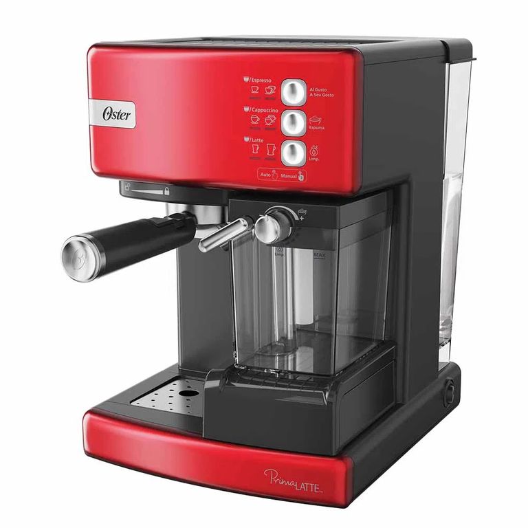 Cafetera Automática Oster® PrimaLatte™ Espresso BVSTEM6603R Roja