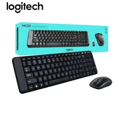 LOGITECH - TECLADO + MOUSE MK220 WIRELESS USB SP BLACK