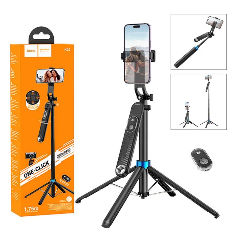 Tripode Celular Soporte Telefono Selfie Stick Bluetooth 175M K22