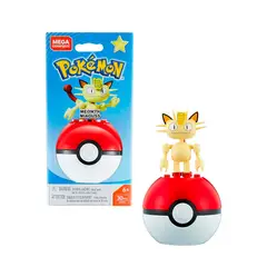 POKEMON - Mega Construx Meowth 30 Piezas