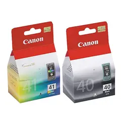 CANON - KIT DE CARTUCHO TINTA PG-40 NEGRO + CL-41 MULTICOLOR ORIGINAL
