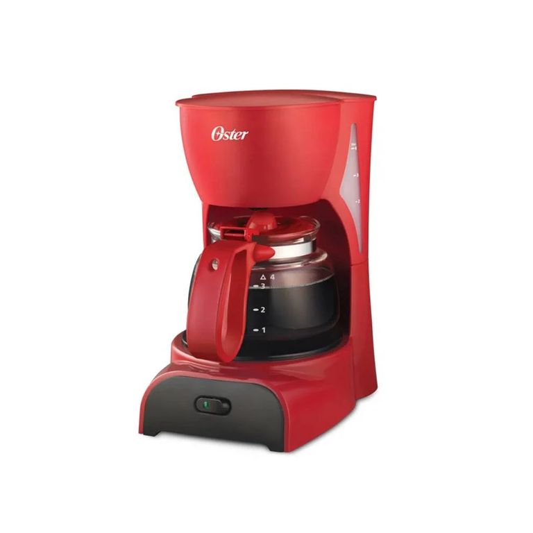 Cafetera Oster® BVSTDCDR5R-053 4 Tazas Gota a Gota Roja