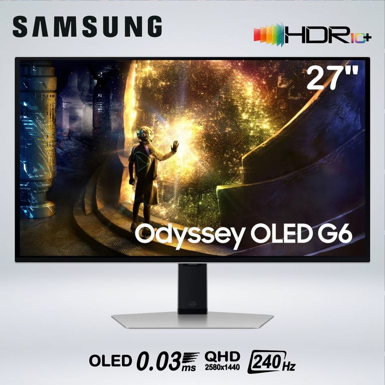 MONITOR GAMER ODYSSEY G6 OLED QHD 27 " 240HZ 0.03MS HDR LS27DG612SLXPE