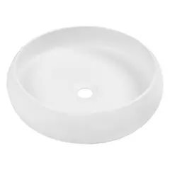 TREBOL - Bowl de Loza Mod Circular Blanco 44x44x12cm