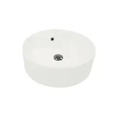 ITALGRIF - Bowl de Loza Mod Circular Blanco 46x44x15cm