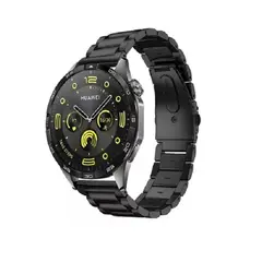 GENERICO - Correa 22mm Acero Para Huawei Watch Gt5 Pro Gt4 Gt3 Gt2 46mm negro