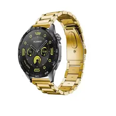 GENERICO - Correa 22mm Acero Para Huawei Watch Gt5 Pro Gt4 Gt3 Gt2 46mm dorado