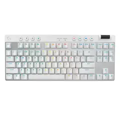 LOGITECH - Teclado Pro X TKL Lightspeed Ub Blanco 920-012143