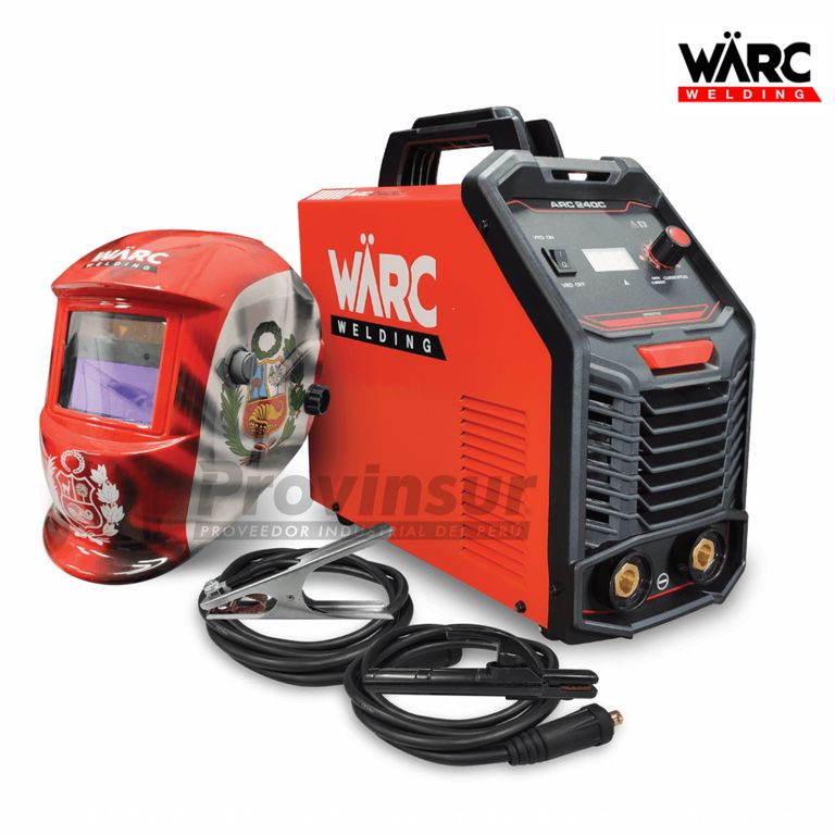 Máquina de Soldar ARC240C 200 Amperios + Careta Fotosensible