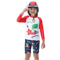 GENERICO - Traje de Baño Niños Natacion UPF 50 - Talla 4 hasta 14