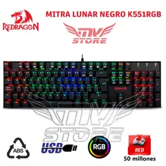 REDRAGON - Teclado Mecanico Mitra K551 Negro Español K551RGB