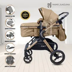 KIDS - Coche Moisés de Lujo «NAPOLY» Edición Limitada Beige